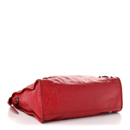 Balenciaga Agneau Classic Hardware City Rouge Cardinal