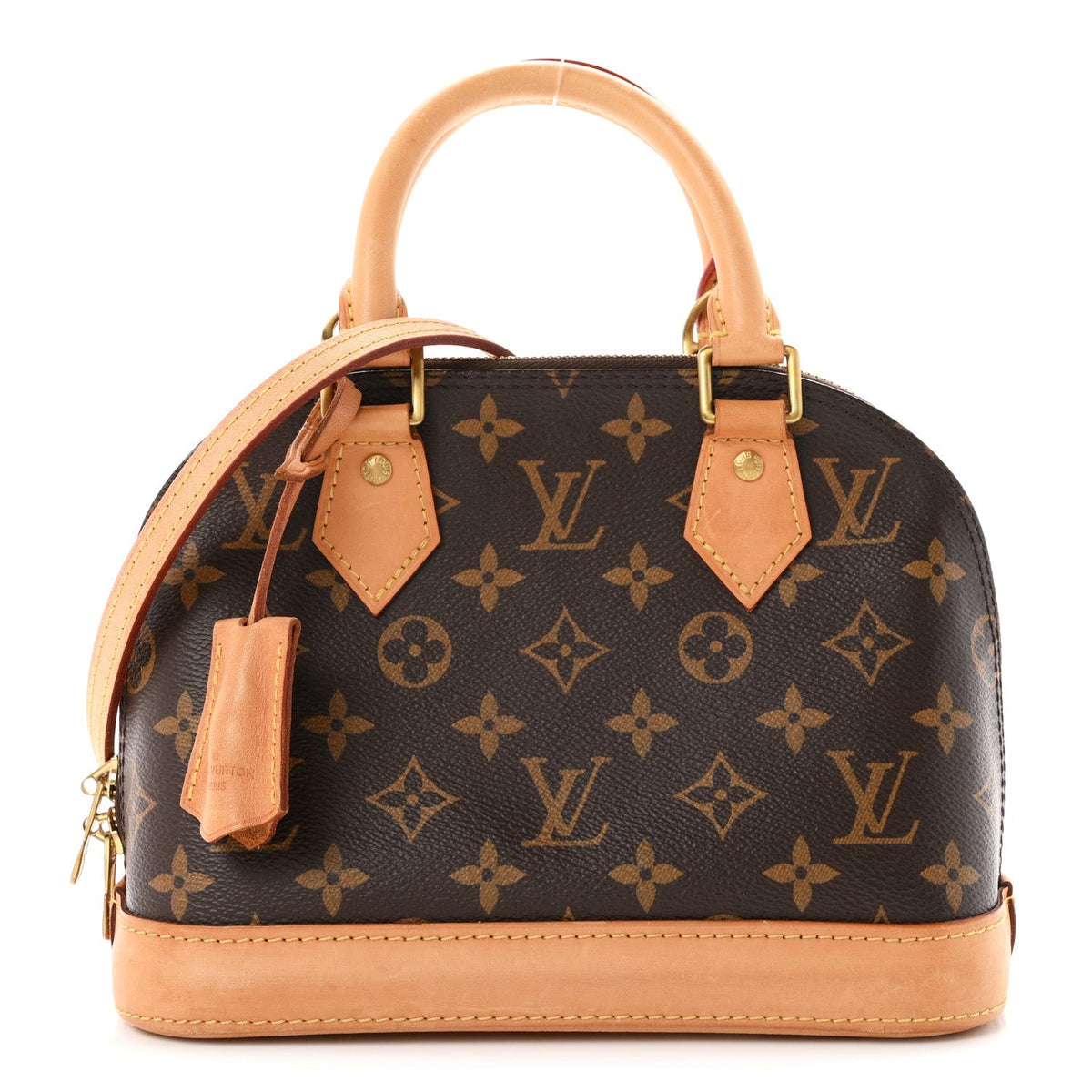 Louis Vuitton Monogram Coated Canvas Alma BB Bag Brown