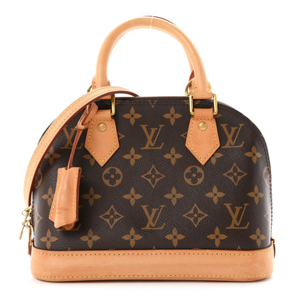 Louis Vuitton Monogram Coated Canvas Alma BB Bag Brown