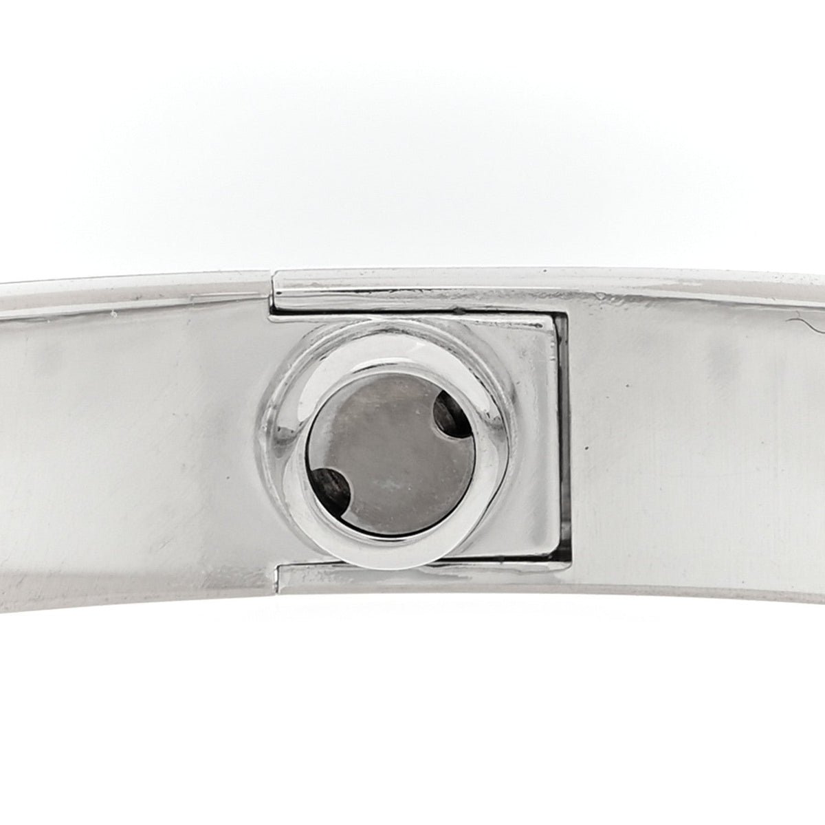 Cartier 18K White Gold 4 Diamond LOVE Bracelet 16