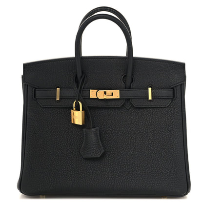 Hermes Togo 25cm Birkin Bag Black
