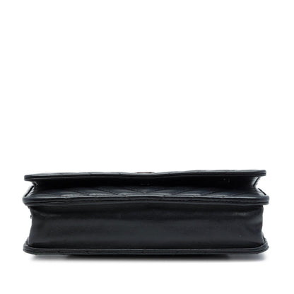 Wallet on Chain Chevron Lambskin