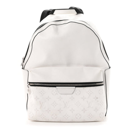 Louis Vuitton Taiga Monogram Discovery Backpack PM White