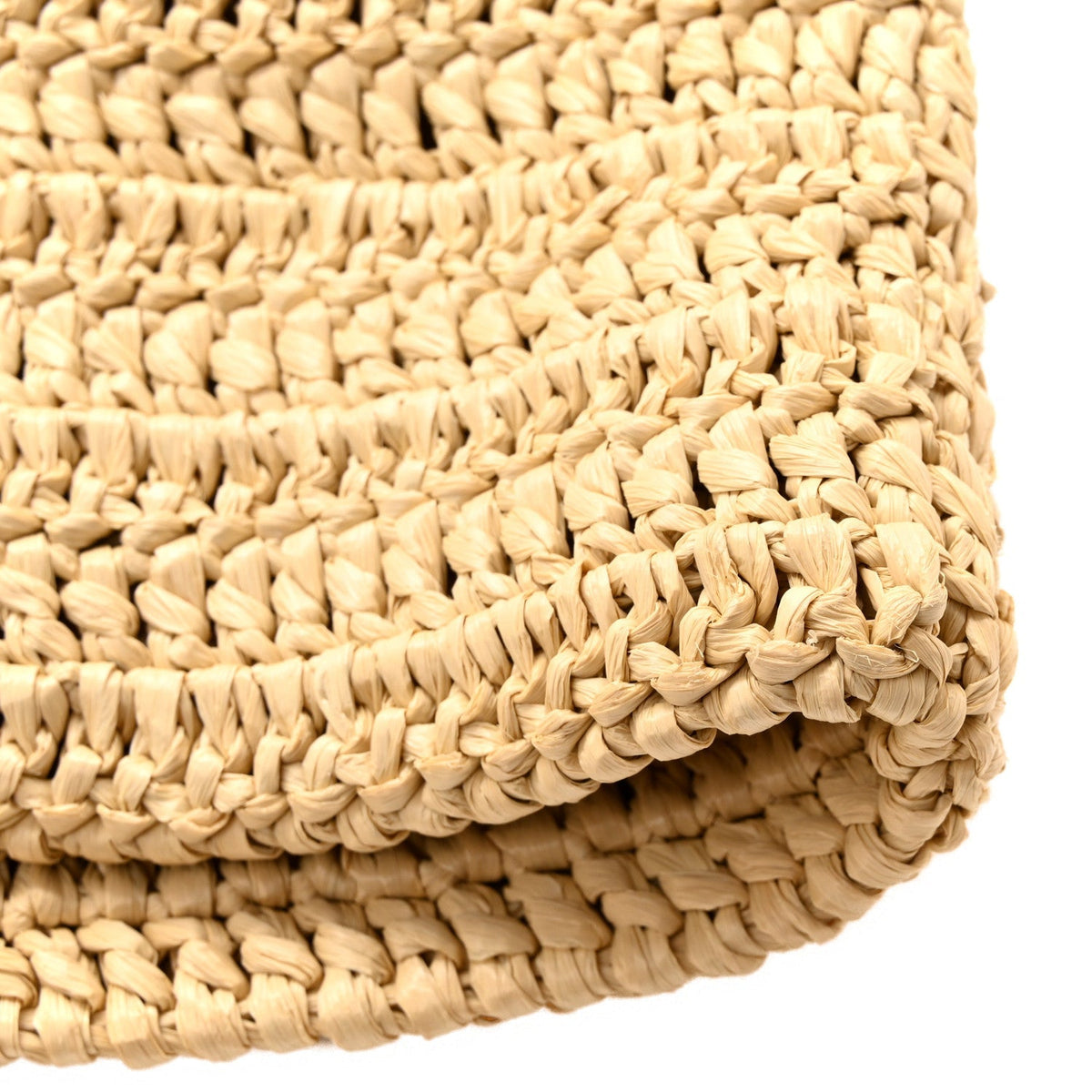 Saint Laurent Raffia Rive Gauche Tote Natural