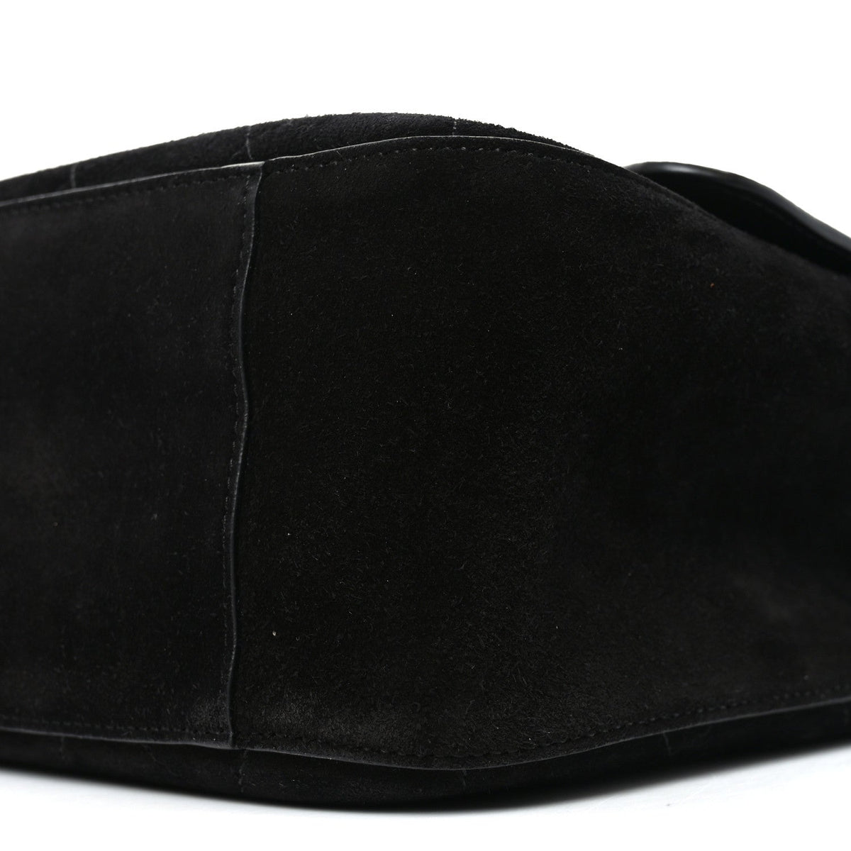 Chanel Suede Calfskin Small Souplissimo Maxi Flap Black