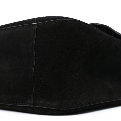 Chanel Suede Calfskin Small Souplissimo Maxi Flap Black