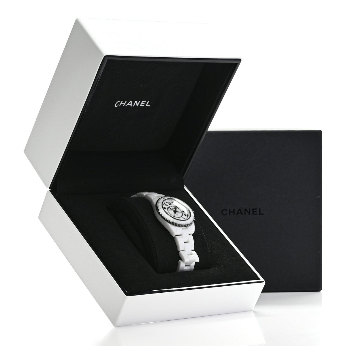 Chanel Stainless Steel Ceramic 33mm J12 Couture Watch White