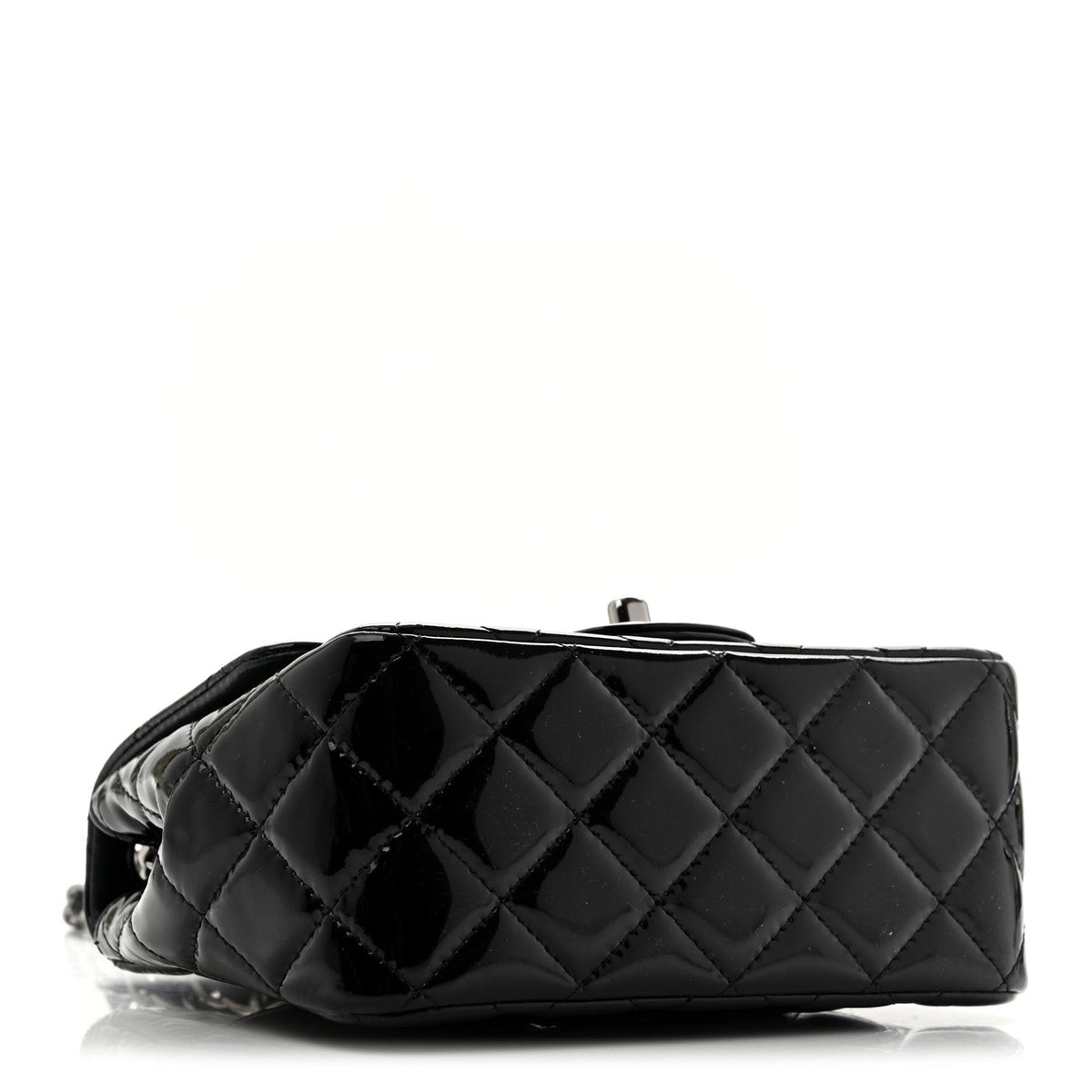 Chanel Patent Calfskin Quilted Mini Square Flap Black 1987491