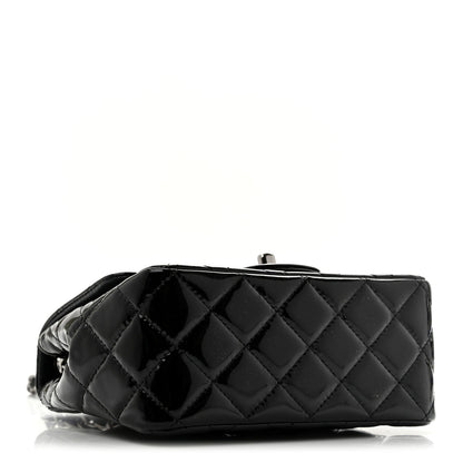 Chanel Patent Calfskin Quilted Mini Square Flap Black