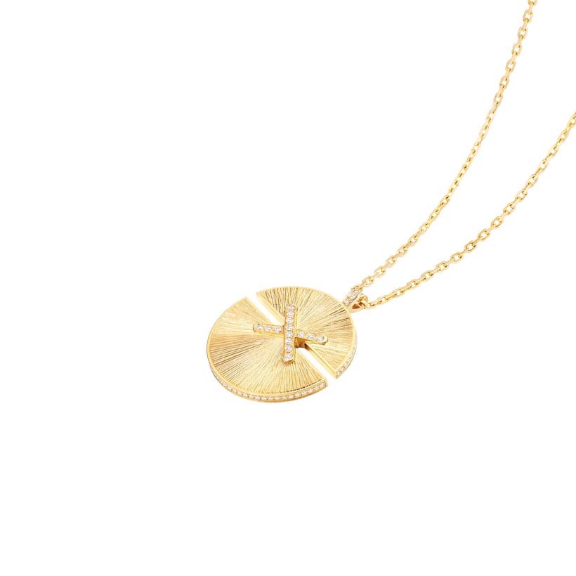 18K Gold Diamonds Chaumet Jeux De Liens Harmony Pendant