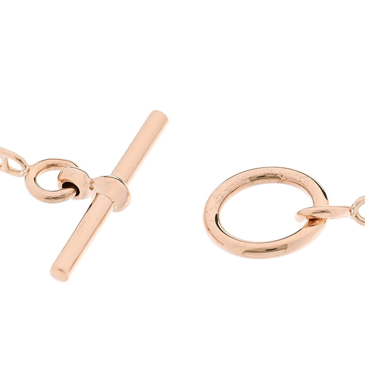 Hermes 18K Rose Gold Diamond Farandole Bracelet ST
