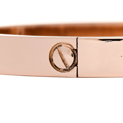 Cartier 18K Pink Gold LOVE Bracelet 17