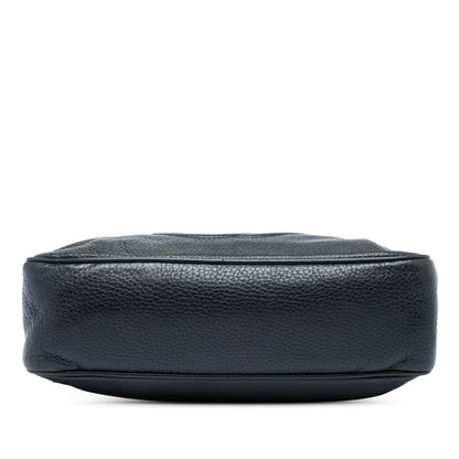Soho Chain Zip Shoulder Bag Patent Small