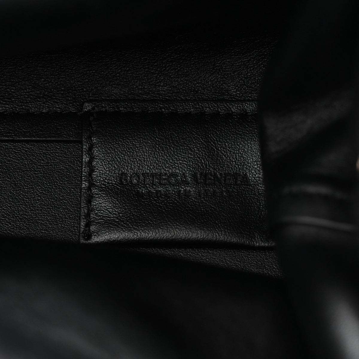 Bottega Veneta Calfskin Small The Point Triangle Bag Black