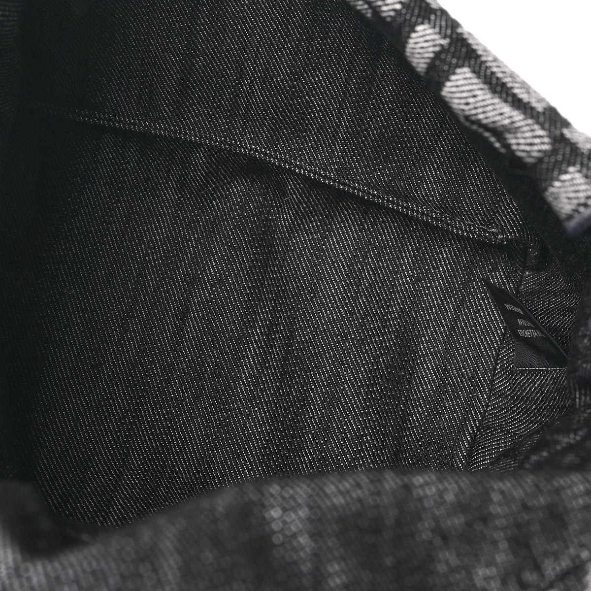 Fendi Denim Small Mamma Baguette Dark Blue