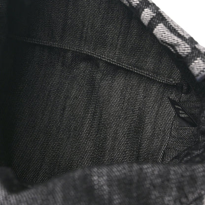 Fendi Denim Small Mamma Baguette Dark Blue