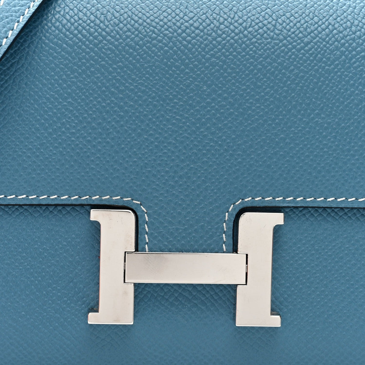 Hermes Epsom Constance Wallet To Go New Blue Jean