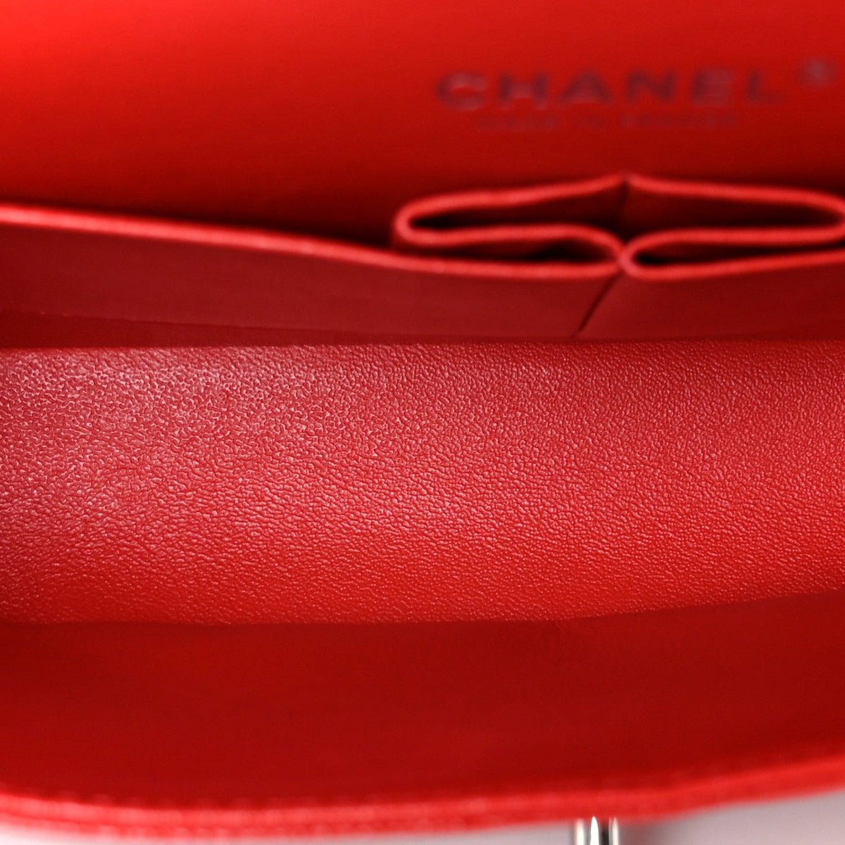 Chanel Caviar Quilted Medium Double Flap Red
