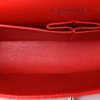 Chanel Caviar Quilted Medium Double Flap Red