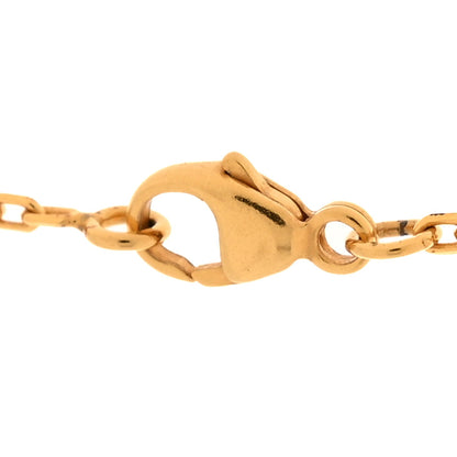 Hermès Rose Gold Lacquered Malachite Mini Pop H Pendant Necklace