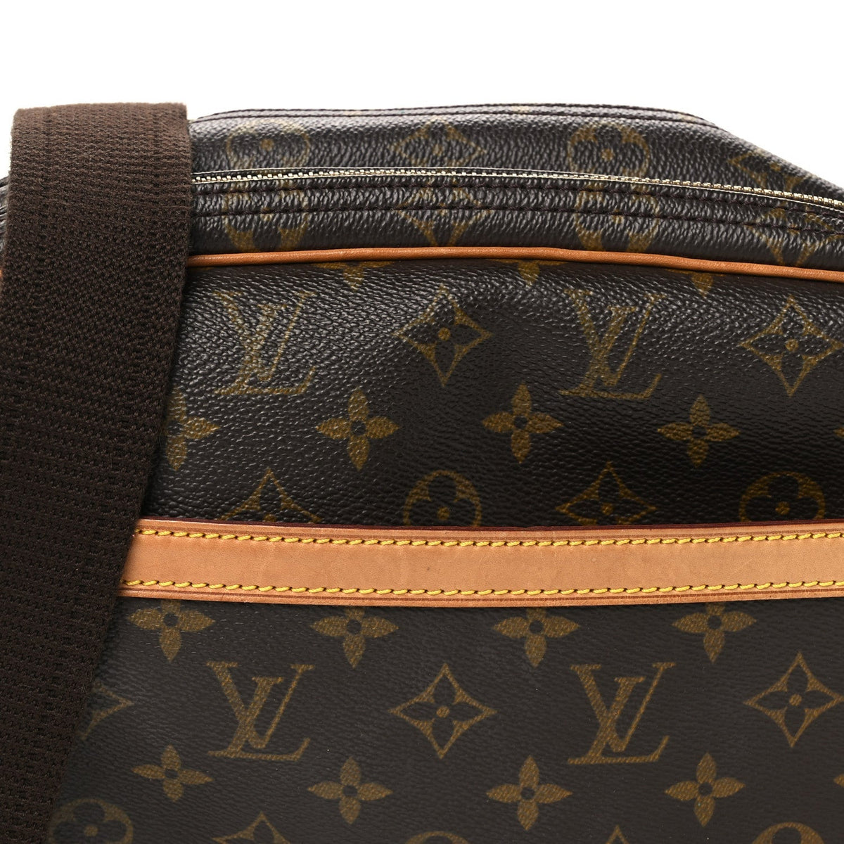 Louis Vuitton Monogram Reporter PM Brown