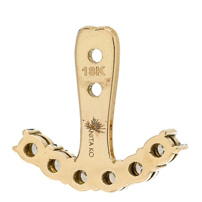 Anita Ko 18K Yellow Gold Diamond Earring Jacket