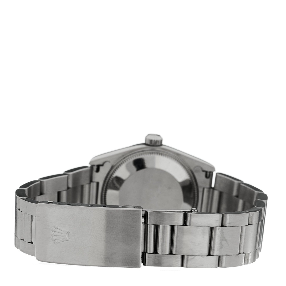 Rolex Stainless Steel 31mm Oyster Perpetual Watch Black 77080