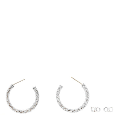 Tiffany Sterling Silver Wide Somerset Hoop Earrings