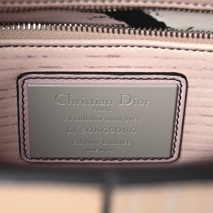 Christian Dior x LI SONGSONG Calfskin Patchwork Large Lady Dior Art Multicolor