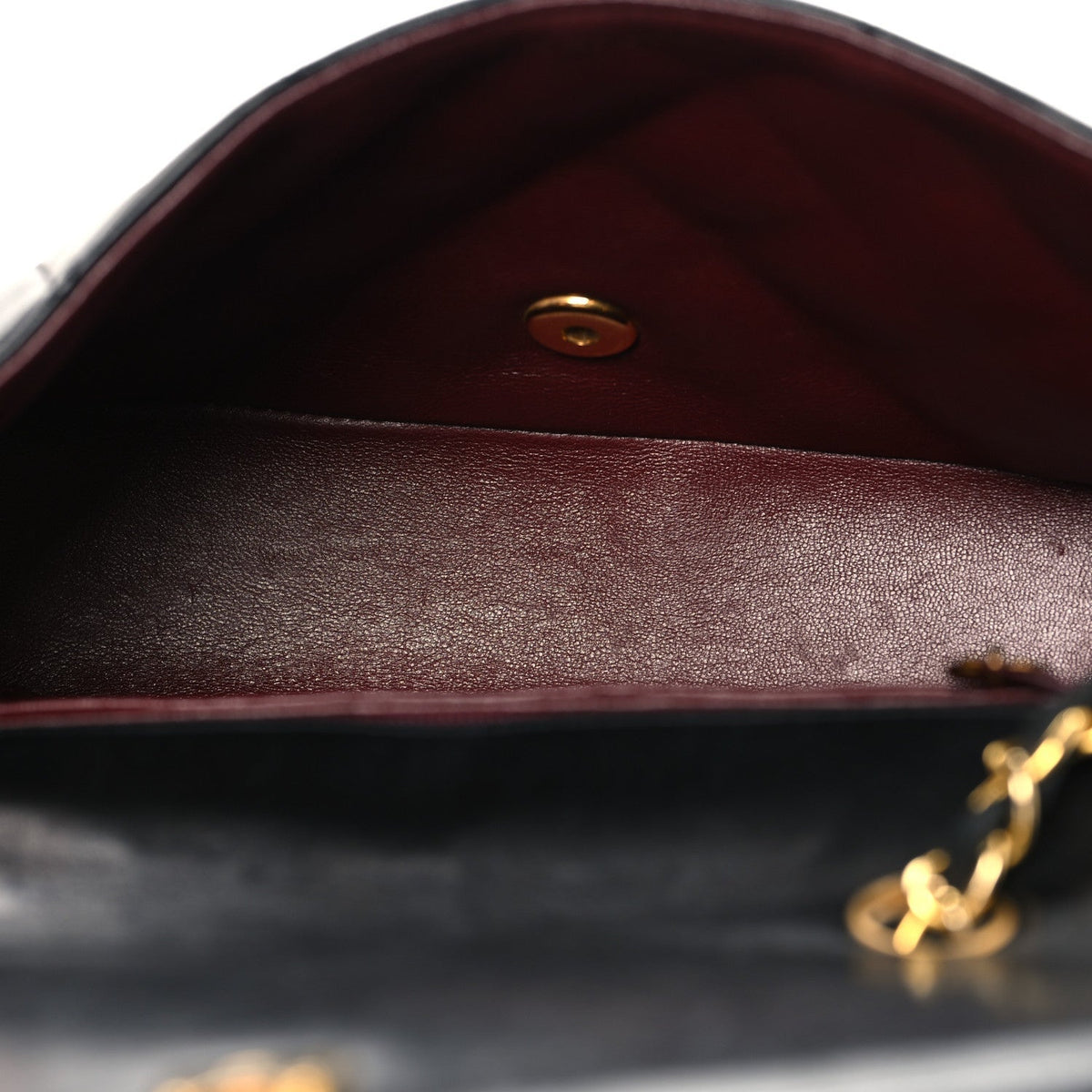 Chanel Lambskin Quilted Diana Small Single Flap Black