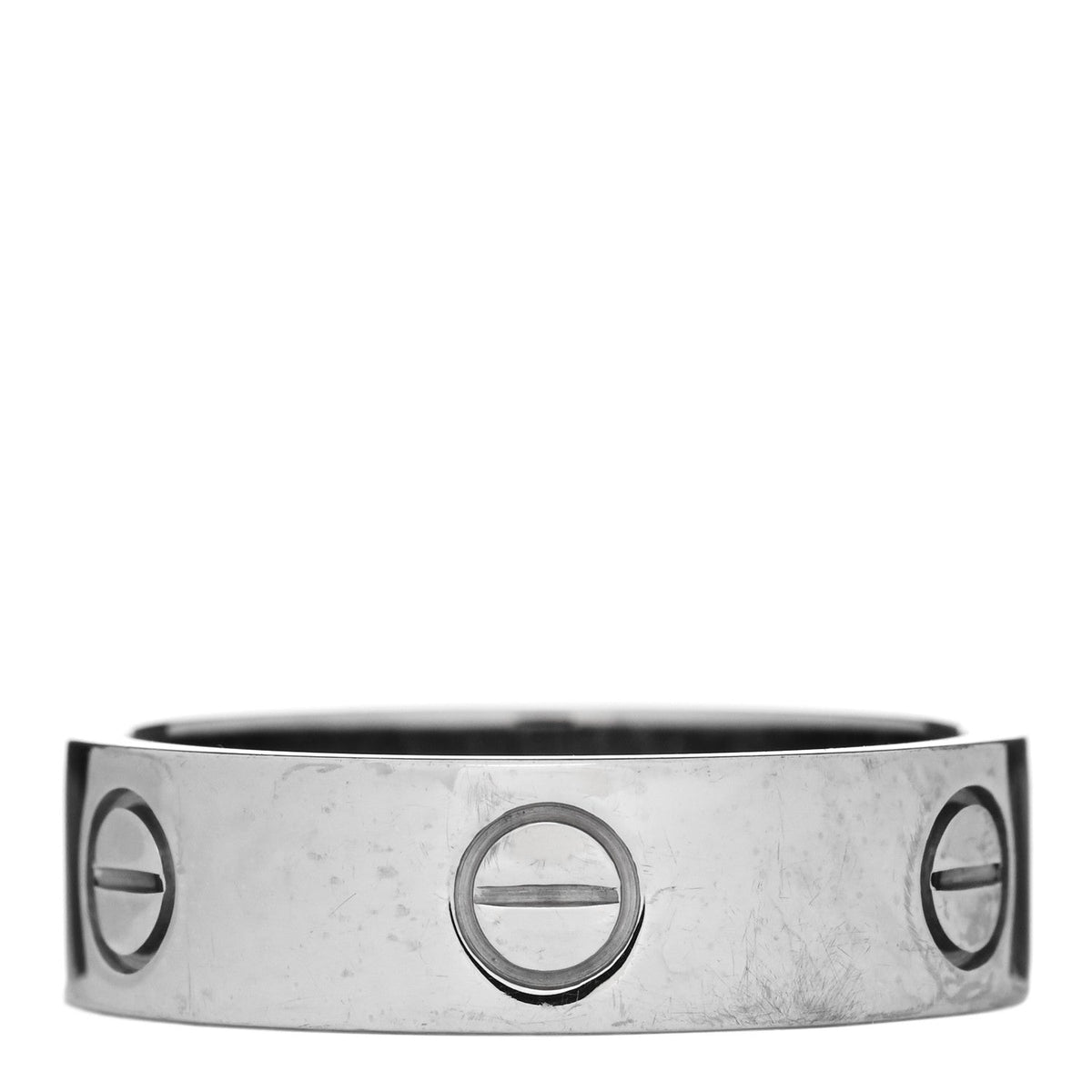 Cartier 18K White Gold 5.5mm LOVE Ring 59 8.75