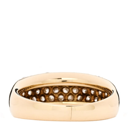 Parker & West 18K Yellow Gold Diamond 1.00ctw Paved Dome Ring 50 5.25