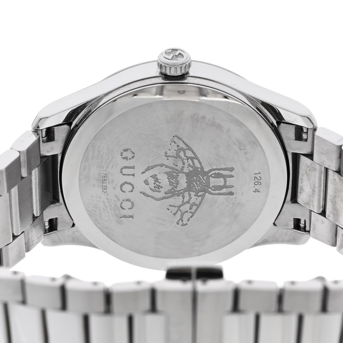 Gucci Stainless Steel 38mm G-Timeless Snake Quartz Watch