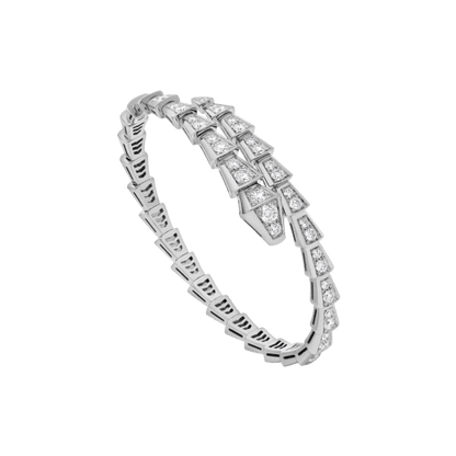 18K Gold Diamonds BVLGARI Serpenti Viper Bracelet