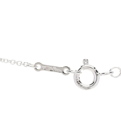 Tiffany Sterling Silver Paloma Picasso Olive Leaf Heart Pendant Necklace