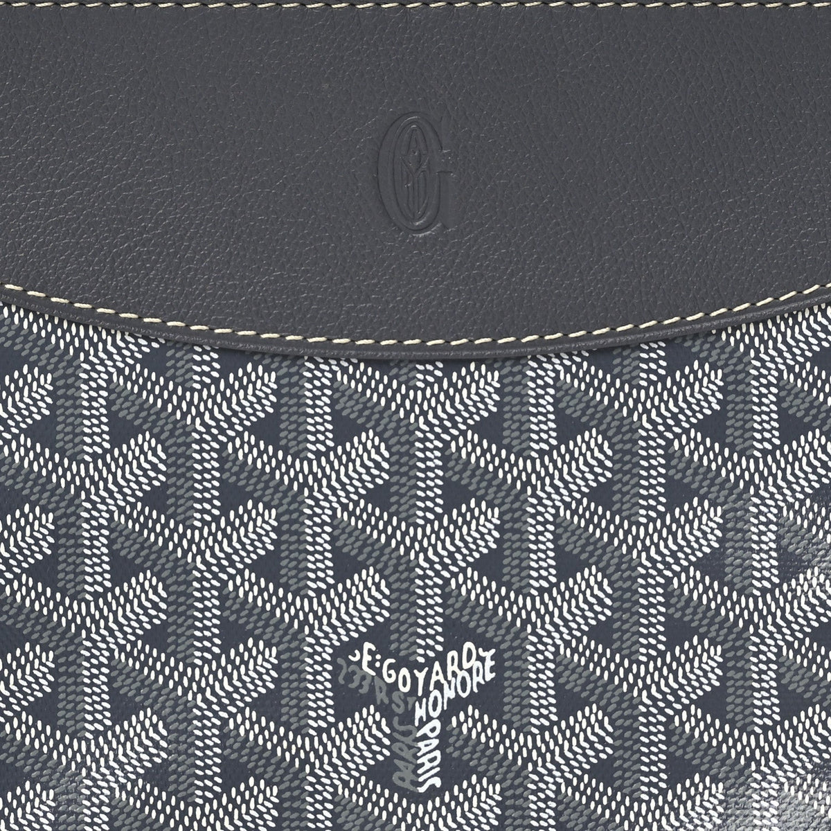Goyard Goyardine Hirondelle Shoulder Bag Grey