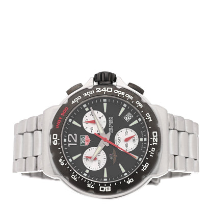 Tag Heuer Stainless Steel 41mm Formula 1 Indy 500 Watch Black CAC111A