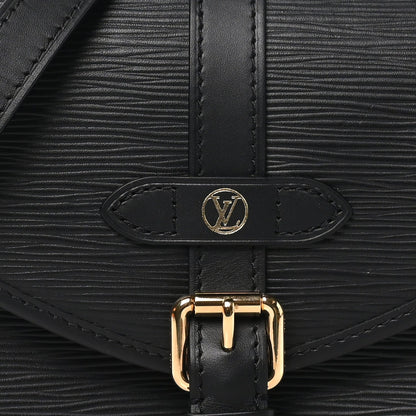 Louis Vuitton Epi Saumur BB Shoulder Bag Black
