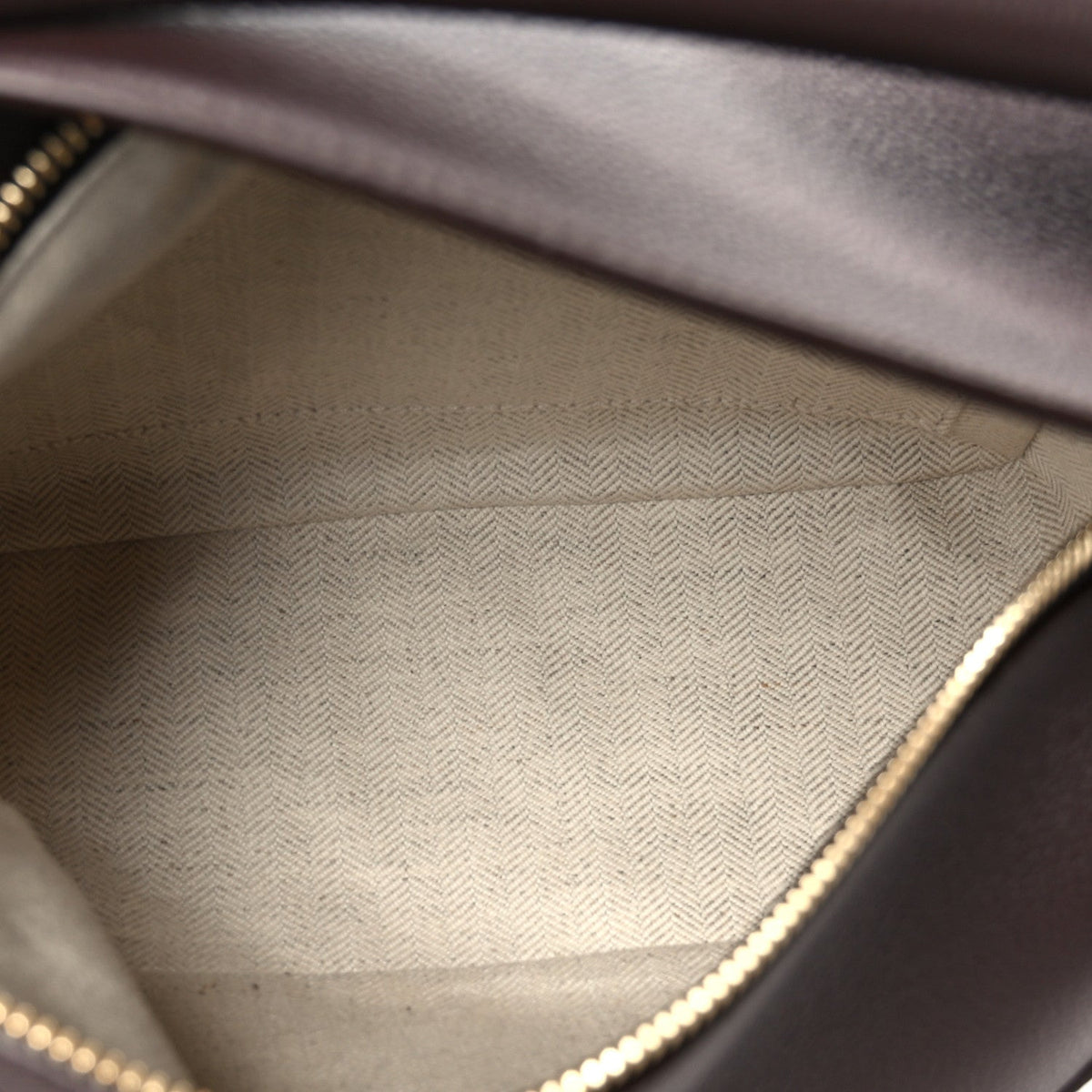 Loewe Soft Grained Calfskin Small Puzzle Edge Bag Dark Chestnut