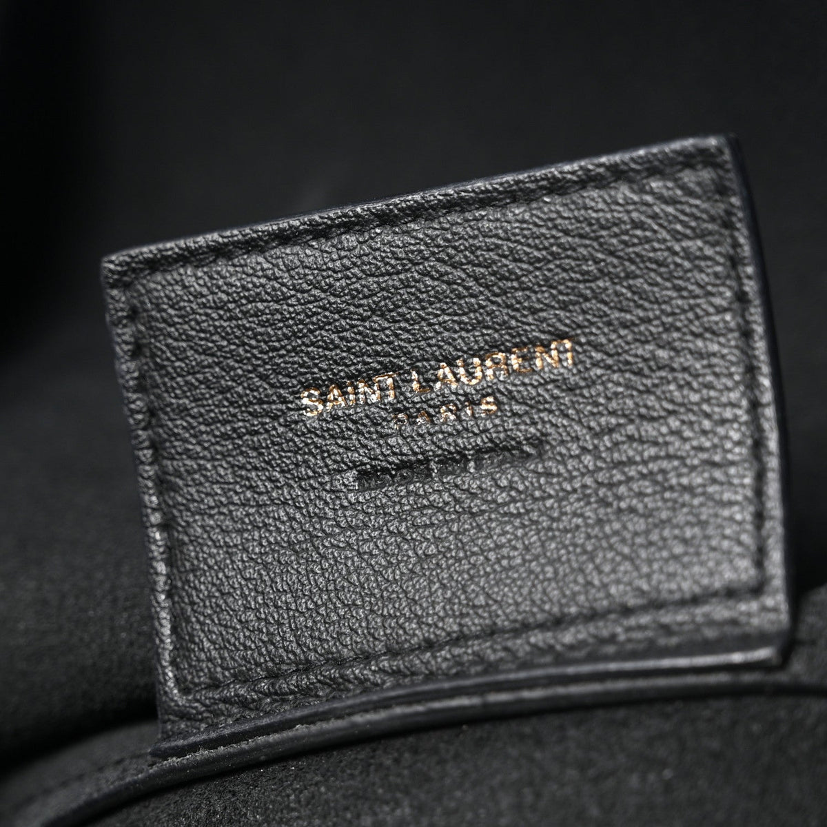 Saint Laurent Calfskin Large Shopping Tote Black