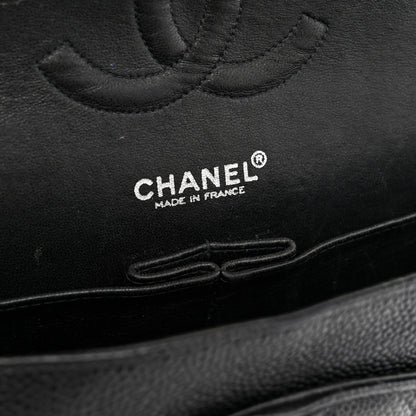 Chanel Caviar Quilted Medium Double Flap Bag Black 1983939