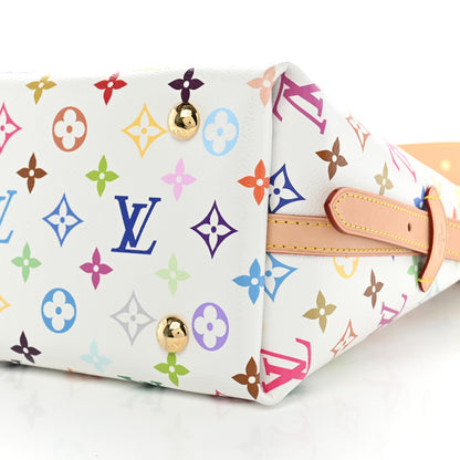 Louis Vuitton LV X TM Monogram Multicolor CarryAll PM Tote Bag White