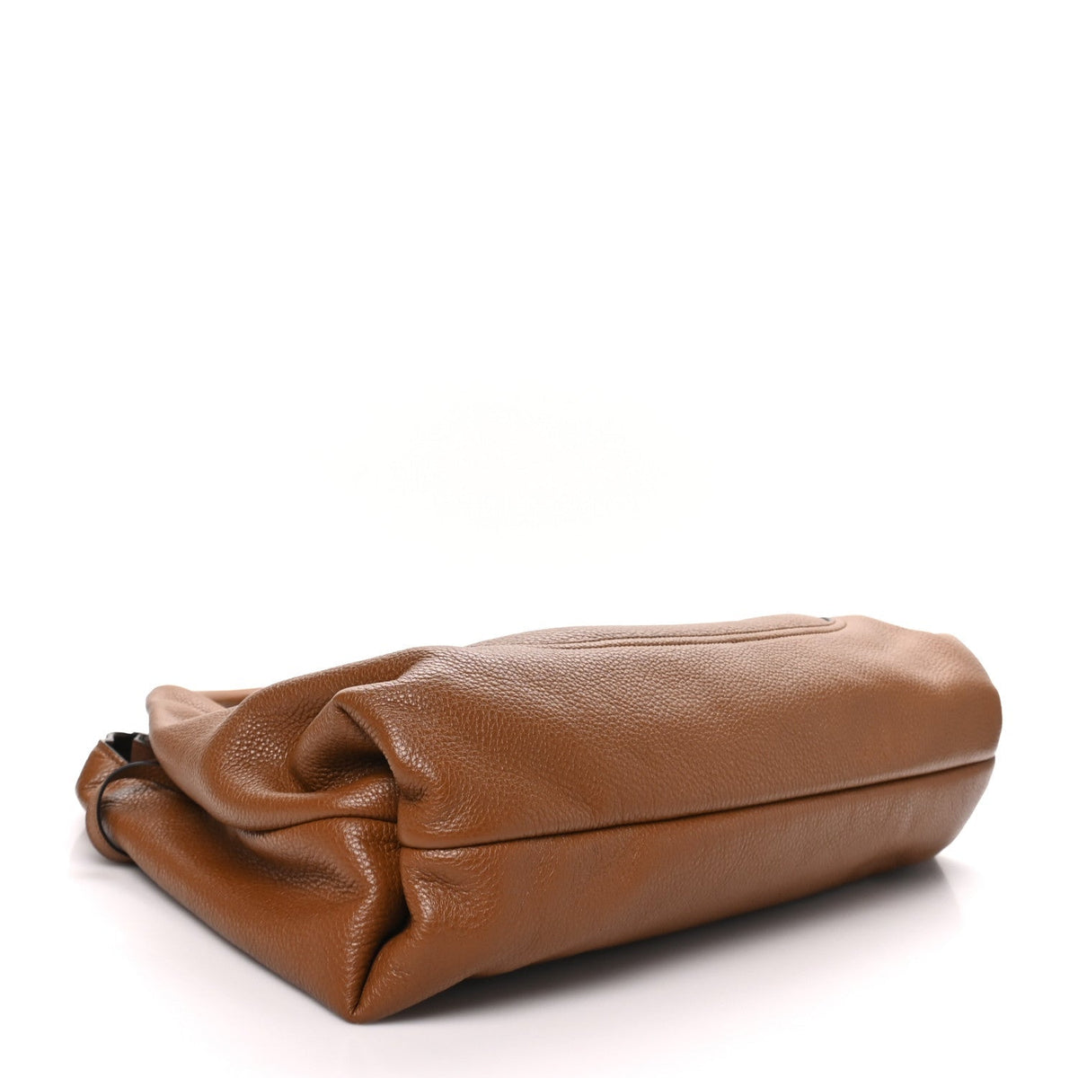 Gucci Grained Calfskin Softbit Maxi Shoulder Bag Brown 1985870
