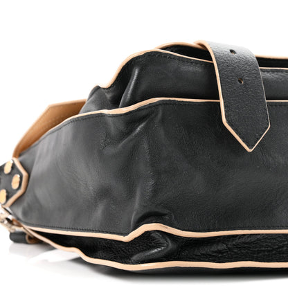 Proenza Schouler Calfskin Medium PS1 Satchel Black Sorbet