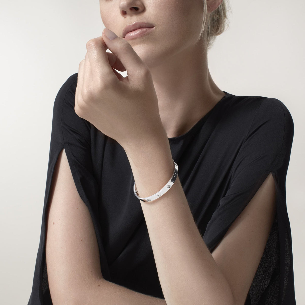 18K Gold Diamonds Cartier Love Bracelet