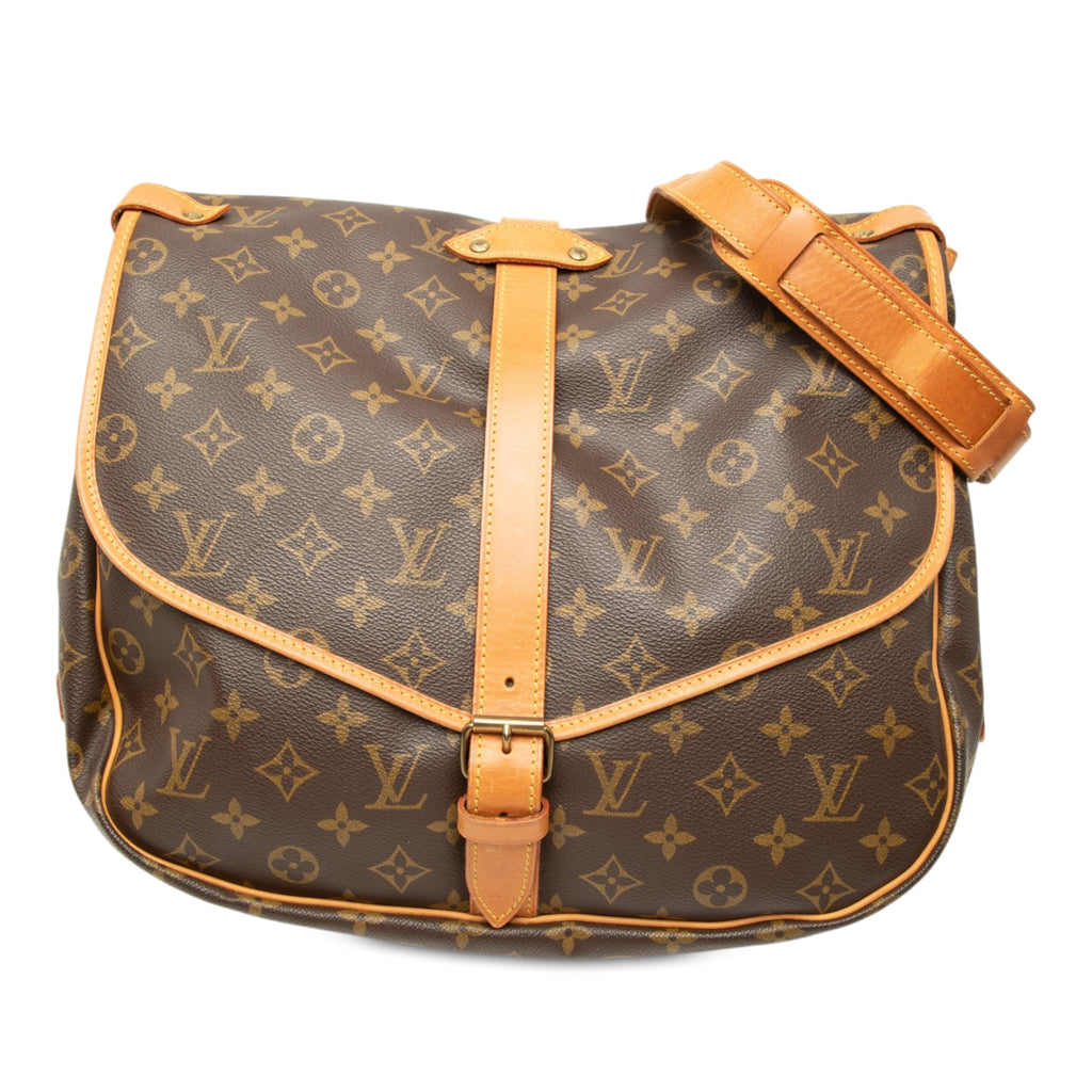 Saumur Handbag Monogram Canvas 35
