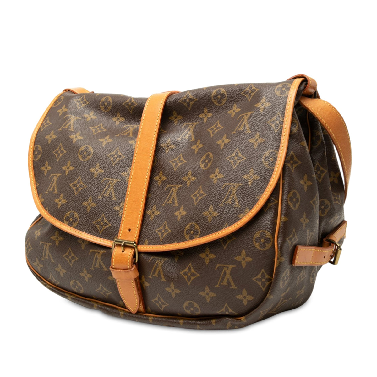 Saumur Handbag Monogram Canvas 35