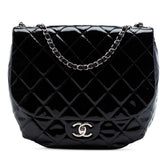 Dubai Messenger Bag Quilted Patent Medium
