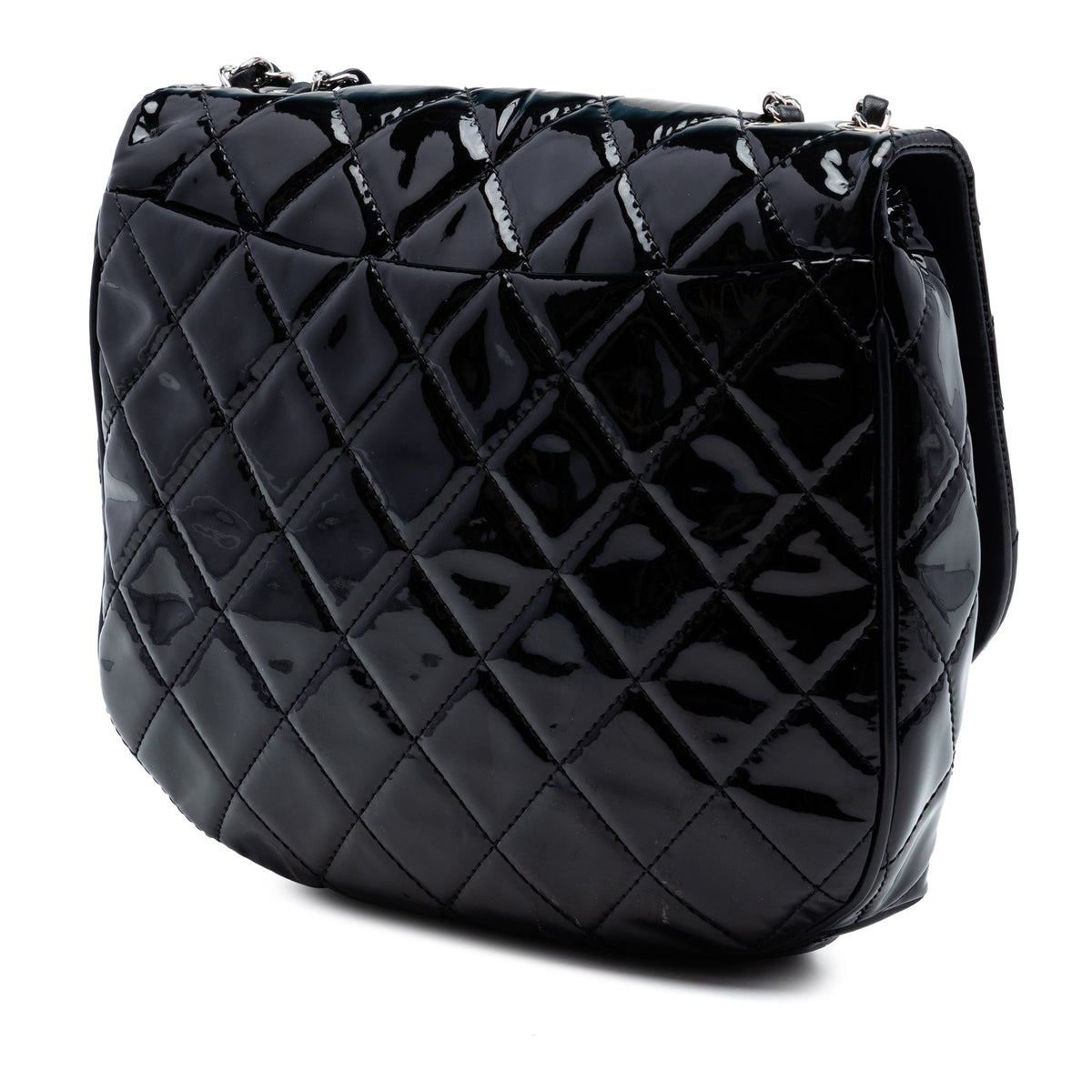 Dubai Messenger Bag Quilted Patent Medium