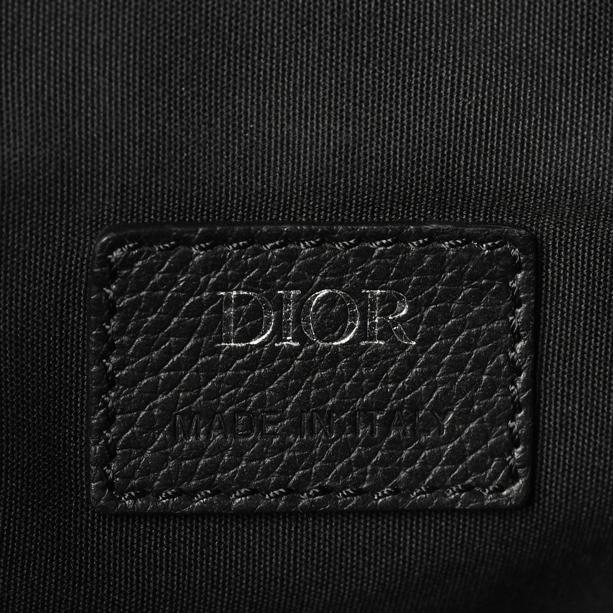 Christian Dior Oblique Men's Saddle Bag Blue